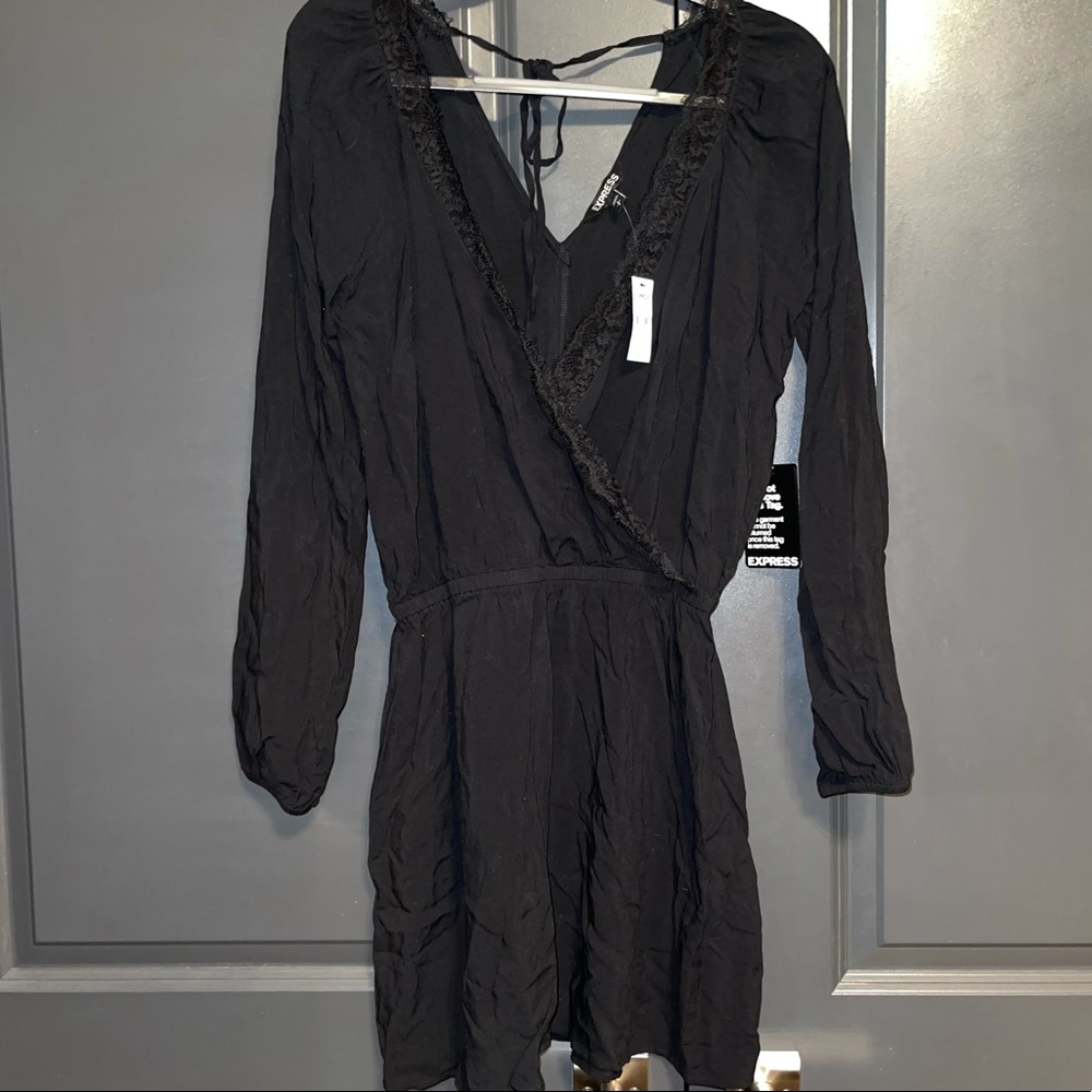Express Black Mini Dress